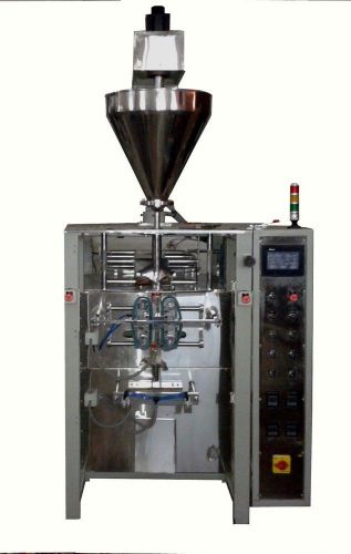Automatic pouch packaging machine for powders