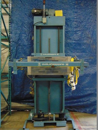 Horizontal banding machine by oval strapping 415-h pallet bander for sale
