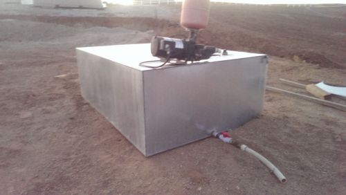 350 gallon water storage tank and pump for sale