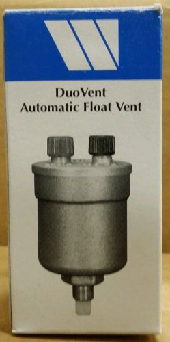 WATTS REGULATOR 590719 1/8&#034; BRASS DUOVENT AUTOMATIC FLOAT AIR VENT 240 F-175 PSI