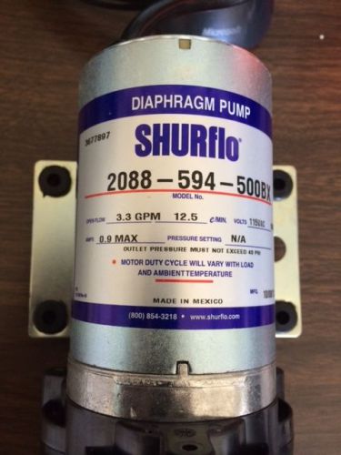 SHURFLO  2088-594-500BX  DIAPHRAM PUMP WITH CORD