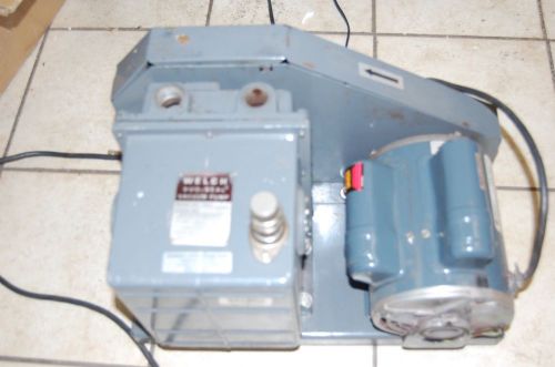 Welch duo seal vacuum pump model 1408-st for sale
