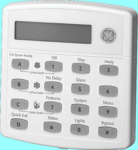 GE Security LCD Alphanumeric Touchpad