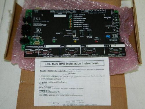 New esl 1500 master board fire alarm control panel 1500-bmb ge 1500bmb for sale