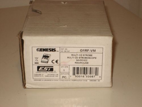 Genesis/est g1rf-vm multi cd strobe 24vdc red for sale