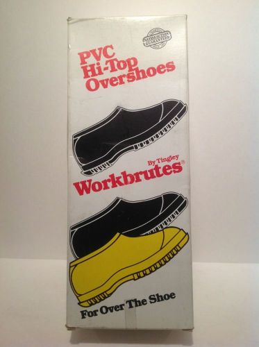 Tingley Workbrutes By Tingley PVC Hi-Top Large Overshoes black fits 91/2 - 11