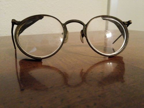 Vintage Antique Saniglas Kings Safety Glasses Goggles Mesh Steampunk