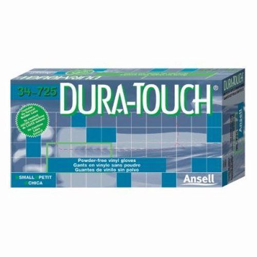 Dura-Touch Vinyl Gloves, Powder-Free, Medium, 100 Gloves (ANS 34725M)