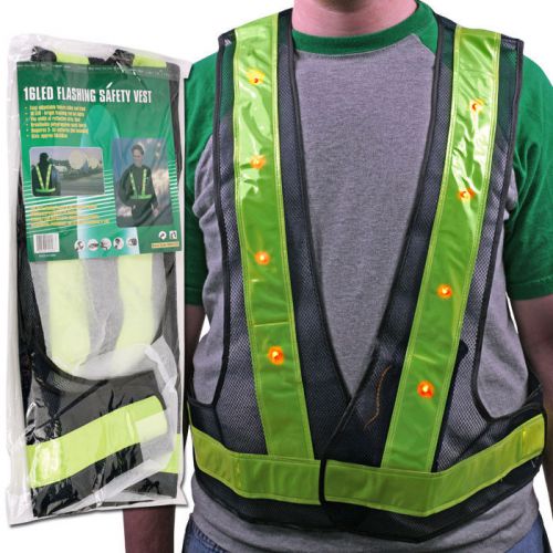 Trademark global 16 led flashing safety vest for sale