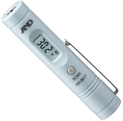 New A&amp;D Radiation Thermometer Blue AD-5617 From JAPAN