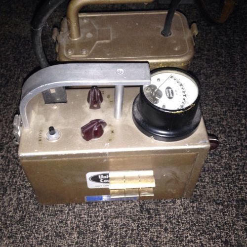 UNIVERSA COUNTERS  Vintage Geiger Counter