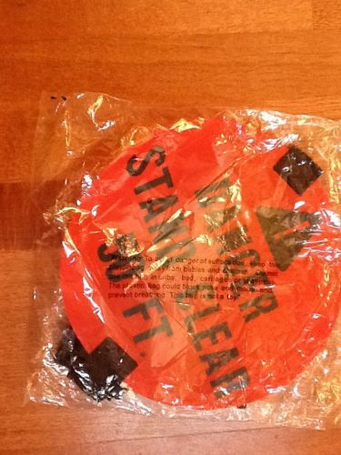 caution strap on sign danger stand clear new in pack