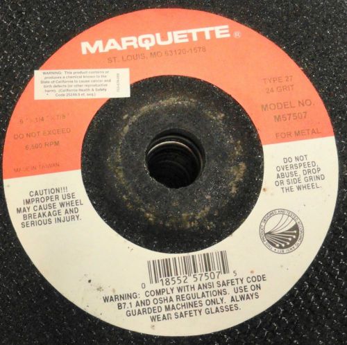 Marquette Abrasive Wheel # M57507 1 Case of 40 Free Shipping