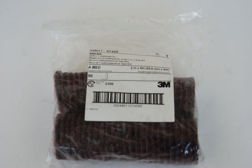 3m surface conditioning disc 07459  2&#034; dia  for hook and loop, new medium qty 50 for sale