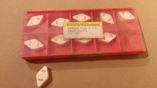 10 indexable ceramic cutting tool inserts lathe mill milling sandvik dng 454 t-a for sale