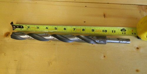 7/8&#034; x 12&#034; HS  Long Drill Bit - 1/2&#034; Shank - Made in USA - Not Used