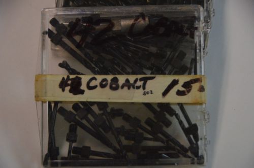 Quick-change Cobalt Drill Bits- Asst Size - WITH adapter - 42  pcs