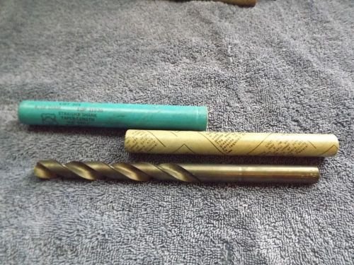 41/64&#034; long straight shank drill  lathe milling 9&#034; length hss standard tool co. for sale