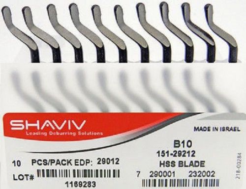 Shaviv B10 Cutter Deburring Blade Pkg of 10  #29012