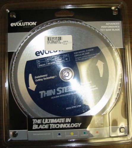 Evolution tct 9&#034; thin steel-cutting saw blade for sale