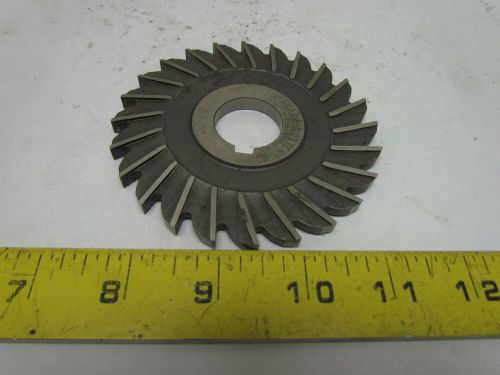 Niagara straight tooth side milling cutter 4&#034;x1/4&#034; 24-teeth 1&#034; bore for sale