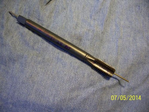 Brubaker m18 - 2.5 d7 6&#034; long coolant through hss  nut tap  usa  machinist tools for sale