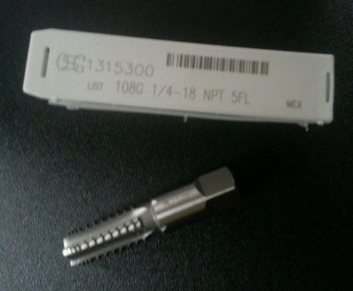 OSG 1315300 Pipe Tap,Bottom,Bright,1/4-18