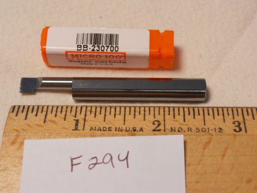 1 new micro 100 solid carbide boring bar.   bb-230700   {f294} for sale