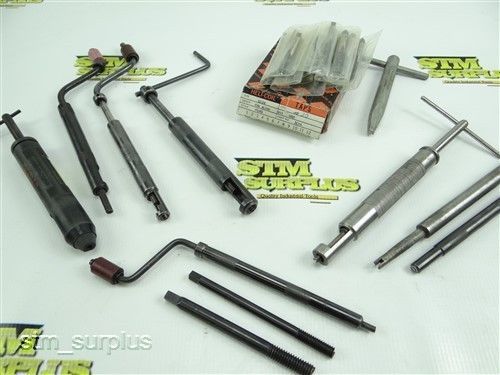ASSORTED LOT OF HELI-COIL INSERTION TOOLS &amp; TAPS