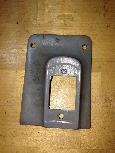 South Bend Lathe Switch Mounting Plate