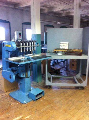 Nygren dahly 6-head heavy duty drilling machine with over 100 drills for sale