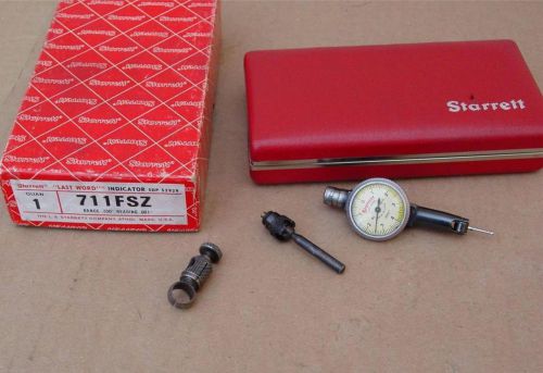 THE LS STARRETT - MACHINIST TOOLS - LAST WORD - DIAL INDICATOR - MODEL NO 711FSZ