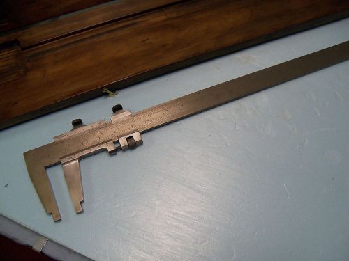 42&#034; VERNIER CALIPHER, CSE-MADE IN GERMANY, READS, .001&#034;, VINTAGE