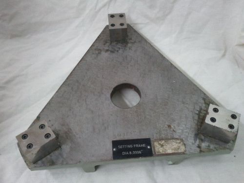 Triangular Setting Frame for 9&#034; Hole Mike Micrometer