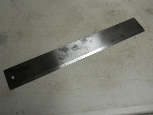 Starrett  #386 tempered draftsman steel straight edge with bevel edge.  12 inch for sale