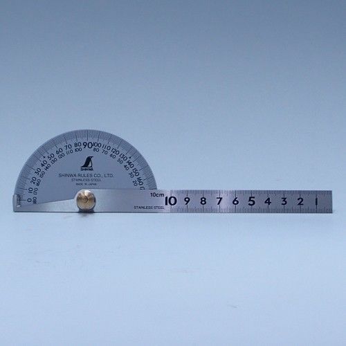 Japanese shinwa protractor with needle no.182 62901 brand new made in japan for sale
