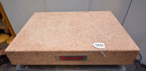 Starrett crystal pink granite 24 x 18 x 4 inch surface plate (Inv.32012)