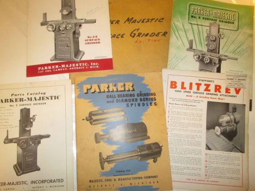 Parker-majestic, surface grinder, parts catalog, spindle, literature, attachment for sale