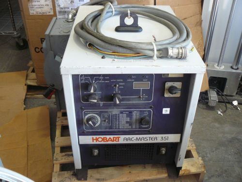 HOBART ARCMASTER 351 500123A-001 350 AMPS 34 VOLTS CYCLE 100% PH 3 HZ 50/60