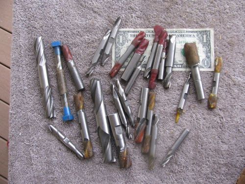 25 end and double end mill mills    machinist  tool tools