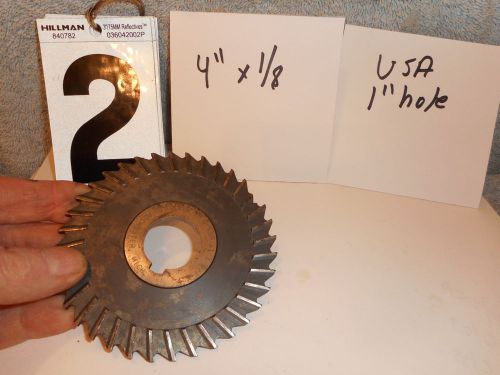 Machinists  12/6 Buy Now USA  4 x .125  Circular Mill Cutter---see all !!!