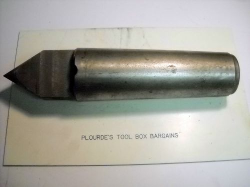 Used Morse Taper Carbide Tipped Relieved Dead Center, MT 6 For Grinder or Lathe