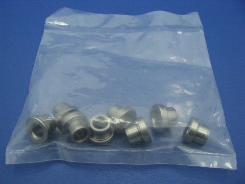 Misumi flanged steel bushings for locating pins lot of 8 jbhn8-8 new for sale