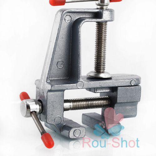 Vise miniature jewelers hobby clamp on table bench fixed vice aluminum tool for sale