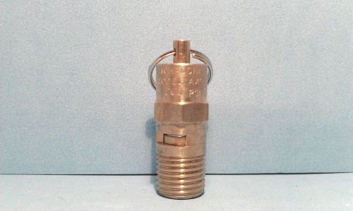 Air compressor pressure relief valve 200 psi 1/4 inch male npt asme certified for sale