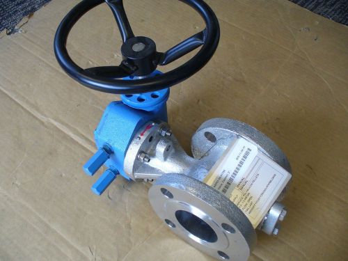 Warren controls series 3800 2-way rotary 2&#034; control valve w/ actuator for sale
