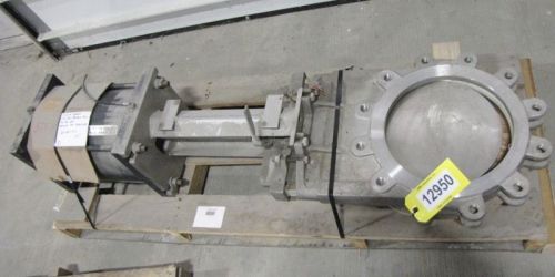 Used 14&#034; fabri-valve - stainless steel knive gate valve for sale