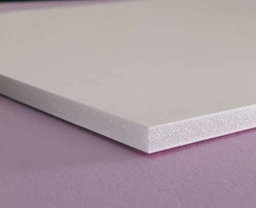 White celtec foam board plastic sheets 25 mm x 24&#034; x 48&#034; for sale