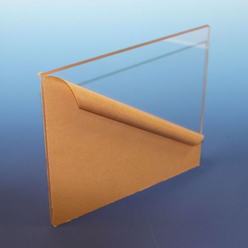 Clear acrylic / plexiglass sheet - 3/8 inch thick (.375)  sheet size: 12&#034; x 12&#034; for sale