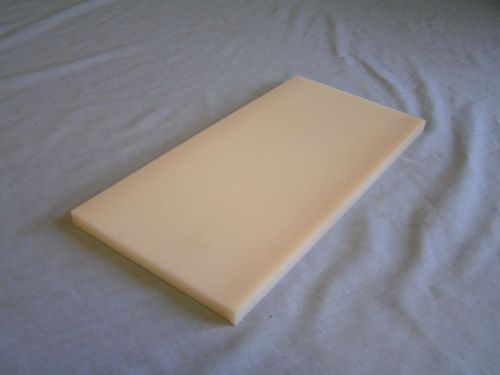 1/2&#034;x5-3/4&#034;x10&#034; long, uhmw, natural/white, plastic bar stock for sale